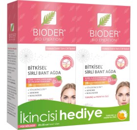 Resim Bioder Ağda Bandı Yüz İçin 1+1 