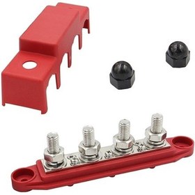 Resim Wondernest 1 Çift Siyah-kırmızı M10 Saplama Rv Gemi Kapaklı Yüksek Akım Terminal Bloğu Diğer 