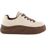 Resim Ewoll 252-8028 Bej Kadın Sneakers Bej 