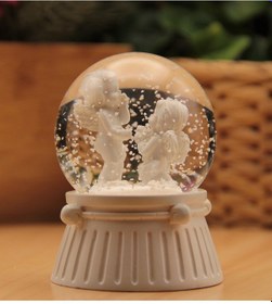 Resim Melek Işıklı Kar Küresi 