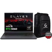 Resim Game Garaj Slayer R9T-5060 C1 Amd Ryzen 9 8945HX 32GB Ram 1tb SSD RTX5060 16" 300Hz Qhd+ Freedos Taşınabilir Bilgisayar 
