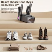 Resim Bot Kurutucu Ayakkabı & Eldiven Kurutma Makinesi, Sıcak Hava Üfleyici, 4 Kolla Hızlı Havalandırma ve Zamanlayıcılı - Ultra Sessiz Kayak Botları, İş Botları, Spor Ayakkabıları, Eldivenler, Şapkalar, Kasklar için Çok Yönlü Ağır Çalışan Cihaz - Avrupa Fişli (220-240V) - Atletler ve Doğaseverler için Mükemmel Hediye 