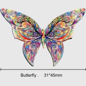 Resim GongtuShop Kelebek Tarzı Hayvan Metal Plaka Evrensel Yedek Metal Sac Levha Manyetik Araç Montaj Telefon Tutucu Için Mıknatıs Mobil Standı Aksesuarları (Yurt Dışından) 