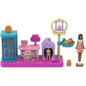 Resim Barbie Mini Barbieland Bebek ve Oyun Seti Veteriner JCR30 