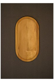 Resim Carat Home Naturel Ahşap Yağdanlık Sunum Standı Tahtası Altlık 