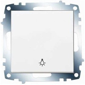 Resim Viko Karre Meridian Beyaz Light Anahtar M+D.K 