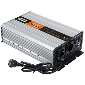 Resim Obus Karavan Tam Sınus İnvertör 1500w 12v Şarjlı Tam Sinüs İnverter 