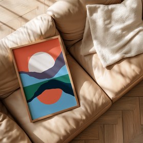 Resim Ufuk Uyumu Serisi No.1 - 21x30 cm 