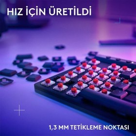 Resim logitech G G515 LIGHTSPEED TKL Düşük Profilli Kablosuz LIGHTSYNC RGB İngilizce Oyun Klavyesi, Siyah 