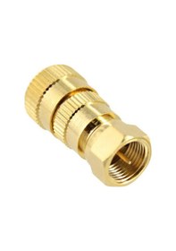 Resim Rg-6/U-6 Konnektör - F - Erkek - Gold - Vidalı 