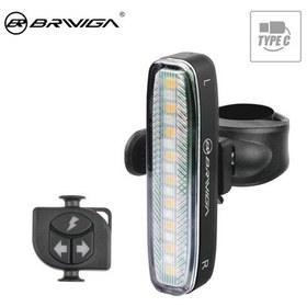 Resim Bike Sky Brıvıga - LW-BEAM50 Pro 50 Lümen Kablosuz Kumandalı Dönüş Sinyali (Fren Sensörlü, 8 Kırmızı + 9 Sarı 
