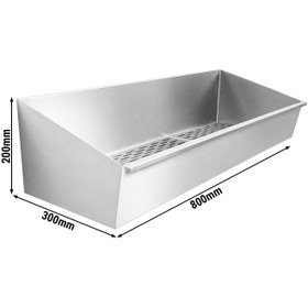Resim Patates Kızartması İçin Dinlendirme ve Süzme Haznesi - 800x300 mm 