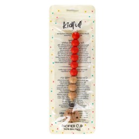 Resim Kidful Emzik Askısı Strawberry - Kırmızı 