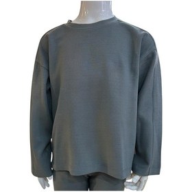 Resim Benetton Kız Çocuk Mavi-antrasit Benetton Tshirt Antrasit 
