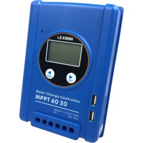 Resim Lexron 20A MPPT Solar Şarj Kontrol Cihazı | 12V/24V 