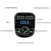 Resim Carx8 Bluetooth Araç Kiti Fm Transmitter 