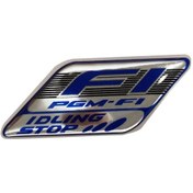 Resim Honda Spacy Alpha Sinyal Muhafaza Pgm F1 Etiketi Mavi 