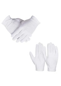 Resim Midex Cgl-1213 Beyaz Bez Klarnet Eldiveni 