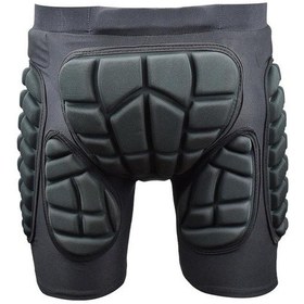 Resim Hayalet Yarış Gh-yw094 Off-road Motosiklet Zırh Yarış Sürme Kalça Koruyucu Pantolon, Boyut: L Siyah 