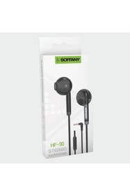 Resim Soffany HF90-002 HF90-002 Jack Girişli Kablolu Kulaklık Siyah 