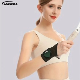 Resim MAZEDA Ayarlanabilir Mesh Spor Bileklik - Nefes Alabilen Kompresyon Tasarım, Tenis, Antrenman ve Egzersiz İçin - Herkes için Uygun Erkek & Kadın - Mükemmel Hediye Seçeneği, Spor Aksesuarı, Şık ve Rahat Kullanım 