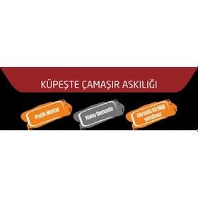 Resim Balkon Çamaşır Kurutma Askısı Dikdörtgen Küpeşte 80X30 Bronz 