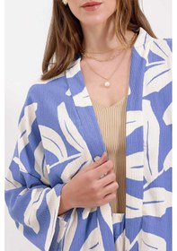 Resim Bigdart Gabria Desenli Kimono Takım Mavi 