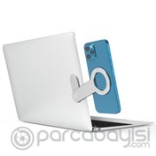 Resim ALLY Magsafe Mıknatıslı Bilgisayar Ekran Telefon Tutucu Monitör Braketi 