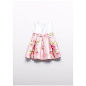 Resim Mayoral Abel&lula Kız Bebek Baskılı Şık Elbise Pembe 