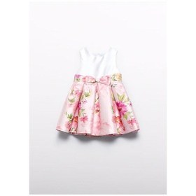 Resim Mayoral Abel&lula Kız Bebek Baskılı Şık Elbise Pembe 