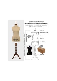 Resim Videolu Ürün-36 Beden Iğne Batabilen Terzi Mankeni Prova Mankeni 527200910 