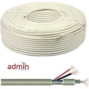 Resim ADMİN GÜVENLİK 100m Metre 2+1 Güvenlik Kamera Kablosu Cctv Kablo 0.22mm 