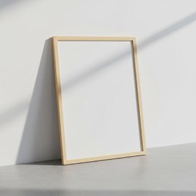 Resim Fark Tanıtım Premium Masif Çam Çerçeve - 3mm MDF Arkalık - 500 Mikron Kırılmaz Şeffaf PVC Ön Koruma - Şık ve Dayanıklı Duvar Ahşap Çerçevesi (Ham, 21cm x 30cm) 