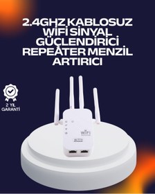 Resim cenk x store Yüksek Hızlı Parazit Önleyici WiFi Repeater Router 