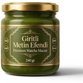 Resim Giritli Metin Efendi Matcha Premium Bitkisel Destek Macun 3x240 Gr 