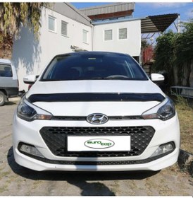 Resim Hyundai I20 2017 Ve Üstü Parlak Siyah Ön Kaput Koruma Rüzgarlığı 