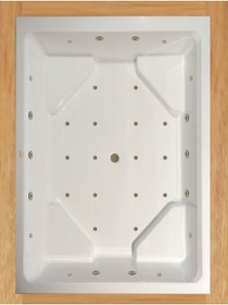 Resim Shower Optımum 180X220 Özel Ahşap Platformlu Jakuzi 