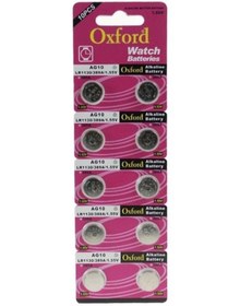 Resim Oxford Ag10 Lr1130 389 Alkaline Düğme Pil 10 Adet 