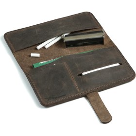 Resim Hi Leather Alchera Tütün Kesesi / Kılıfı İsimli. Kişiye Özel 