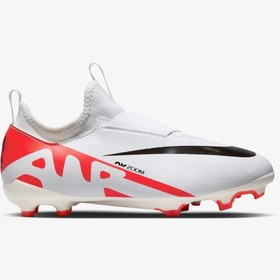 Resim Nike Air Zoom Mercurial Vapor 15 Academy Bağcıksız MG (DJ5617-600) | Beyaz 
