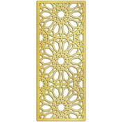 Resim Liar Dekor Liar Ahşap Seperatör (Paravan) - KSP-201 - (10 mm) - (85 cm x 210 cm) - (Gold) 