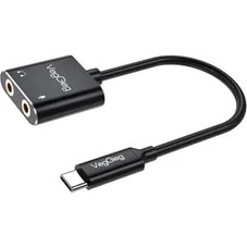 Resim Type-C Ses Kartı 3.5mm Kulaklık ve Mikrofon Girişli 