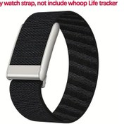 Resim Willowhaven Whoop 5.0 Akıllı Saat Kayışı Siyah Nylon U Şekilli Metal Bağlantı Çabuk Çıkarılabilir 