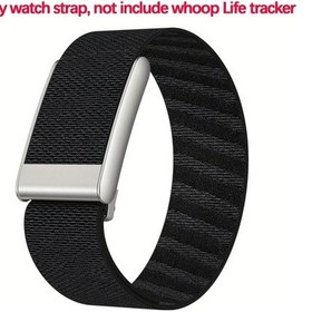 Resim Willowhaven Whoop 5.0 Akıllı Saat Kayışı Siyah Nylon U Şekilli Metal Bağlantı Çabuk Çıkarılabilir 