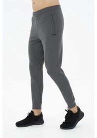 Resim Maraton Sportswear Regular Erkek Ribana Paça Basic Antrasit Melanj Eşofman Altı 20922-antrasit Melanj Antrasit Melanj 