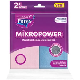 Resim Parex Mikropower Mikrofiber Temizlik Bezi 