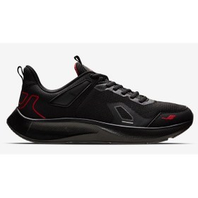 Resim Lescon Zoom 2 Koşu Siyah Bordo Erkek Spor Ayakkabı Siyah 