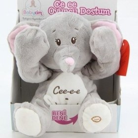 Resim Birlik Oyuncak Ce Ee Oyuncu Dostum Fil Peluş D1806122-e 