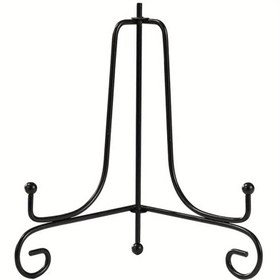 Resim Çok Yönlü Demir Sergi Standı - Tabaklar, Resimler, Tabletler & Sanat için Modern Ev Dekoru | Puer Kek & Balık Kasesi Rafı için İdeal 