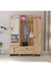 Resim Deryadekor Last Aynalı Portmanto Antikçam 